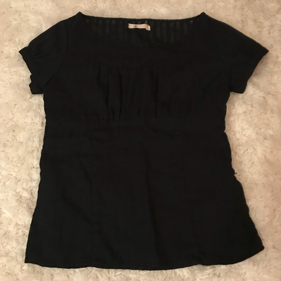 black dressy top